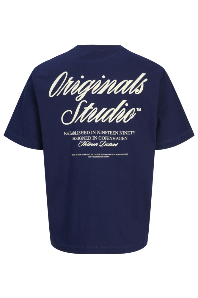 JORNORREBRO TYPO TEE SS CREW NECK N 12282898 OCEAN CAVERN